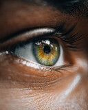 close up of eye