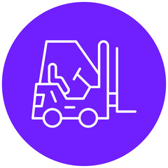 Sticker - Forklift Icon Style