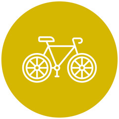 Sticker - Cycling Icon Style