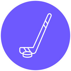 Sticker - Ice Hockey Icon Style