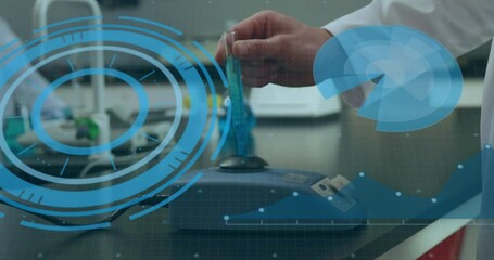 Poster - Animation of digital interface over laboratory
