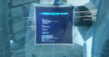 Poster - Animation of digital interface over laboratory