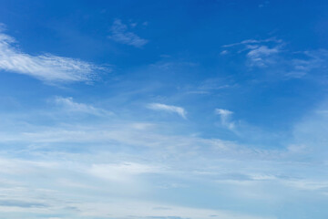 Wall Mural - the sky is blue with clouds, beautiful by nature.