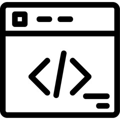 Sticker - Web Programming Icon