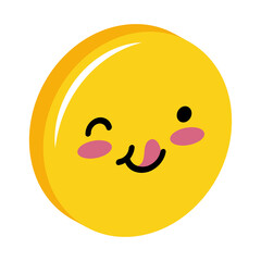 Poster - emoji showing the tongue