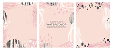 Modern Abstract Watercolor Backgrounds