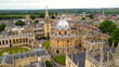 © 4kclips - Famous Radcliffe Camera in the Oxford University - aerial view
