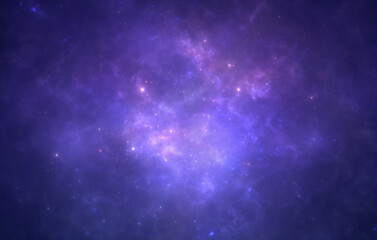 Wall Mural - dark deep space background with nebula and stars.