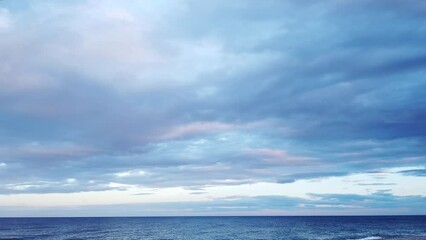 Wall Mural - Clouds to the Open Sea at Summer