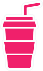 Sticker - Coffee Takeaway Icon Style