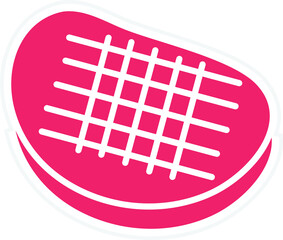 Sticker - Steak Icon Style