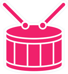 Sticker - Drum Icon Style