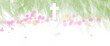 Watercolor Easter cross clipart. Floral crosses, floral frames, banner, very peri Flowe hand drawn illustration, invitation design