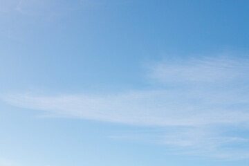 blue sky with light cloud