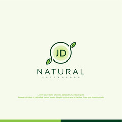 JD Initial natural logo