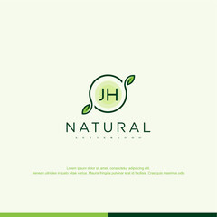 JH Initial natural logo