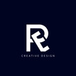 Letter RE Logo Design Using letter R and E , RE Monogram