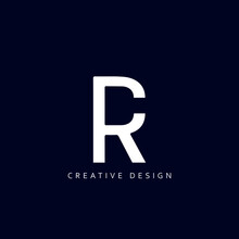 Letter CR Or RC Logo Design Using Letter R And C , RC Or CR Monogram