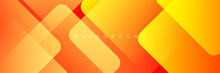 Abstract Tech High Contrast Yellow And Orange Glossy Stripes Corporate Background Design Banner Pattern Presentation Web Template