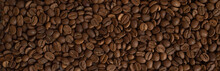 Roasted Dry Fresh Coffee Beans Background.