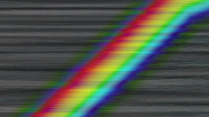 Aufkleber - Looping video interference footage. Imitation of a Datamoshing video.