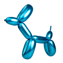 Party Balloon Dog Toy Isolated On The White Background