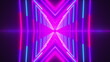 © turbomotion046 - Neon tunnel. Computer generated 3d render