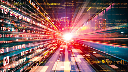 software development, application programming code and tacit computer coding . concept of smart digi