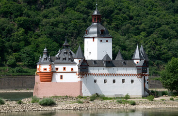 Wall Mural - Kaub (Rhein), Festung Pfalzgrafenstein