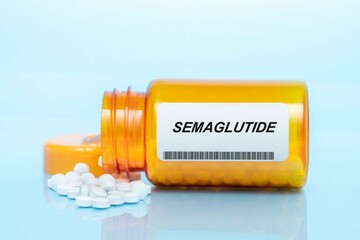 Poster - Semaglutide Drug In Prescription Medication  Pills Bottle