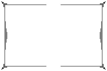 Poster - Square frame of simple design black lines on white background. Design print for illustration, background, certificate and cards. Set 5