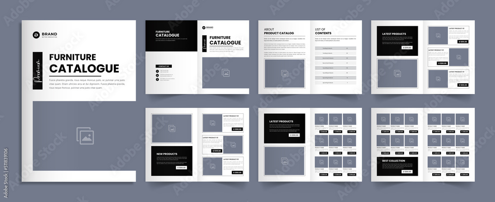 Product catalog design, Furniture Catalog Design or Company product ...