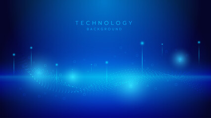 Leinwandbilder - Hi-tech digital technology futuristic circuit digital. Abstract futuristic design. artificial intelligence. Modern futuristic design. Abstract technology vector illustration background.