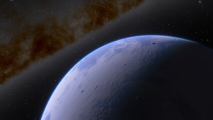 planets and galaxy, science fiction wallpaper. beauty of deep space. billions of galaxy in the unive
