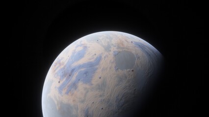 planets and galaxy, science fiction wallpaper. beauty of deep space. billions of galaxy in the unive