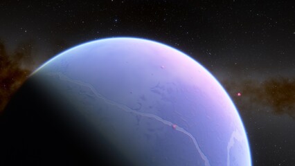 planets and galaxy, science fiction wallpaper. beauty of deep space. billions of galaxy in the unive