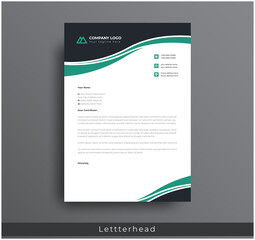 Wall Mural - modern creative & clean business style letterhead bundle of your corporate project design.set to pri