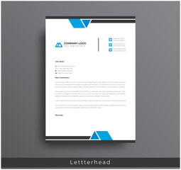 Wall Mural - modern creative & clean business style letterhead bundle of your corporate project design.set to pri