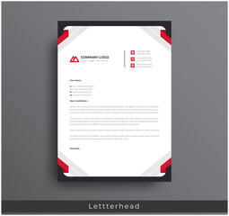 Wall Mural - modern creative & clean business style letterhead bundle of your corporate project design.set to pri