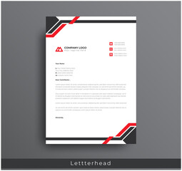 Wall Mural - modern creative & clean business style letterhead bundle of your corporate project design.set to pri