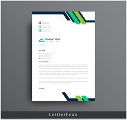 Wall Mural - modern creative & clean business style letterhead bundle of your corporate project design.set to pri