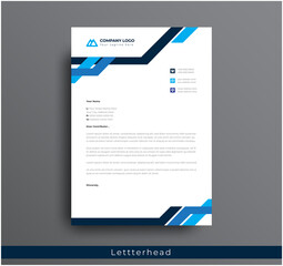 Wall Mural - modern creative & clean business style letterhead bundle of your corporate project design.set to pri