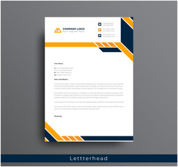 Wall Mural - modern creative & clean business style letterhead bundle of your corporate project design.set to pri