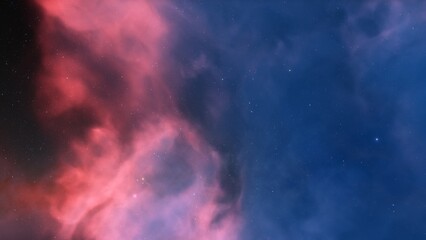 nebula gas cloud in deep outer space
