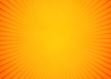 Bright Orange And Yellow Rays Background
