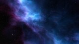 Fototapeta Kosmos - bright nebula, nebula in space, majestic red-purple nebula, beautiful space background 3D render
