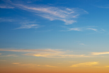 Wall Mural - Vivid sky illuminated by the sunset