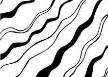 Background Line Hand Drawn Vector Black And White Web