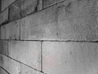 Concrete brick wall pattern background. Flat wall texture. White textured brickwork for print, paper, design, decor, photo background, wallpaper.