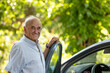 © carballo - older senior man in the car